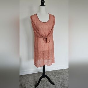 Nwt silk long blouse/dress